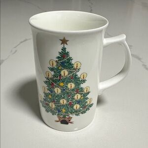 Mikasa Ceramic Christmas Tree Mug with Candle Lights